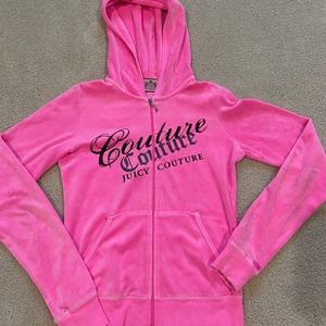 Pink juicy couture zip up